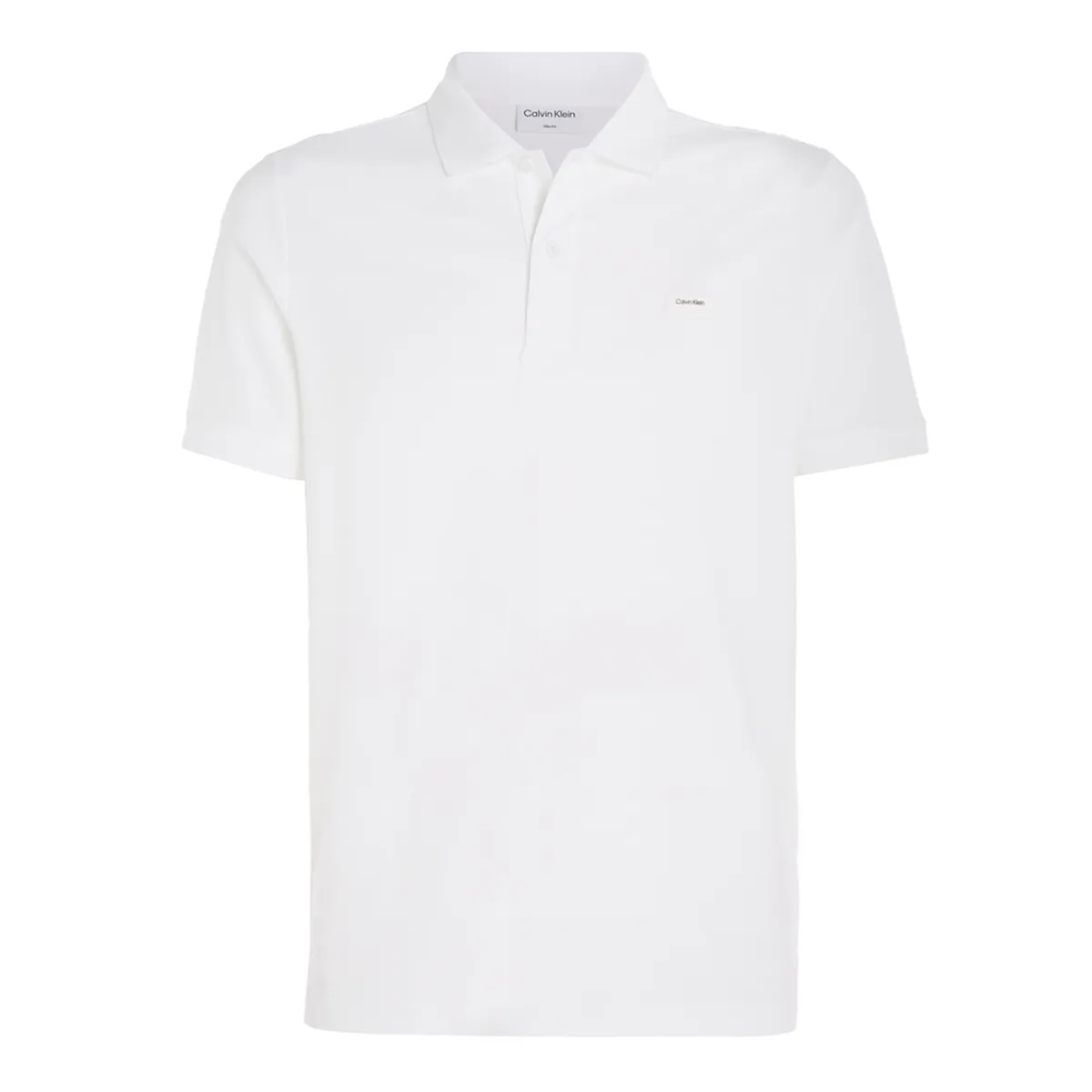 Calvin Klein Slim Cotton Polo In Bright
