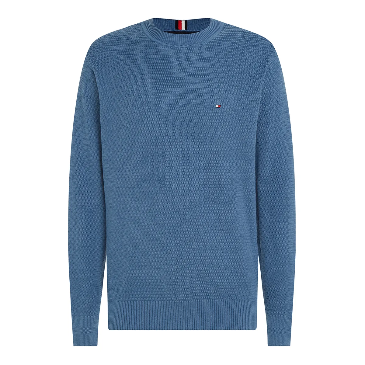 Tommy Hilfiger Interlaced Crew Blue Coas