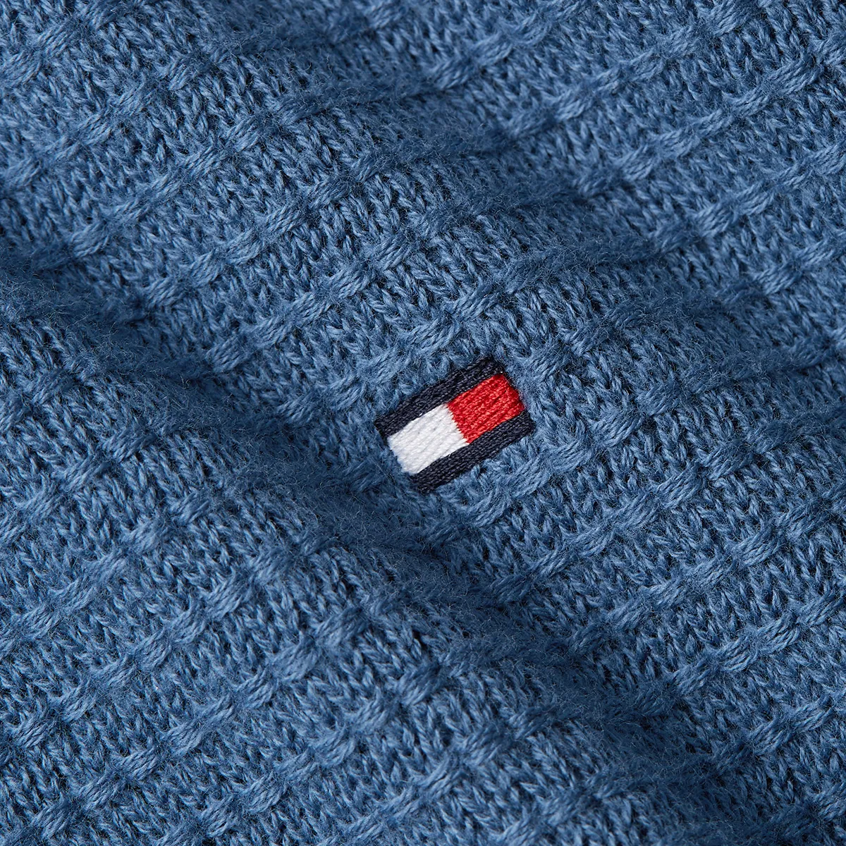 Tommy Hilfiger Interlaced Crew Blue Coas