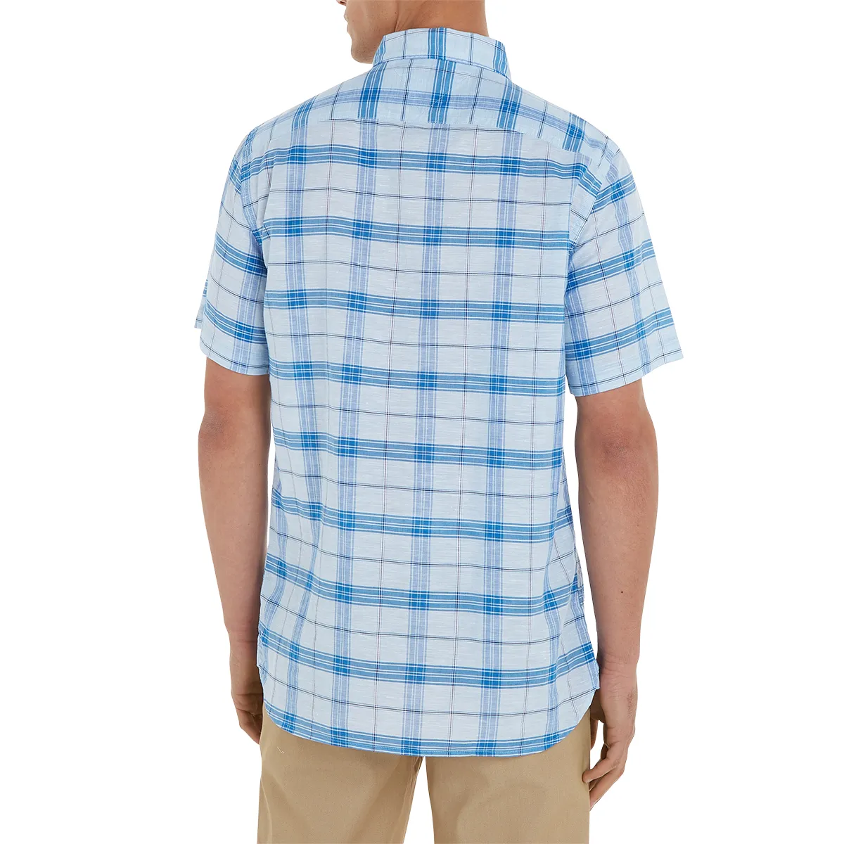 Tommy Hilfiger Tonal Check Shirt Cloudy