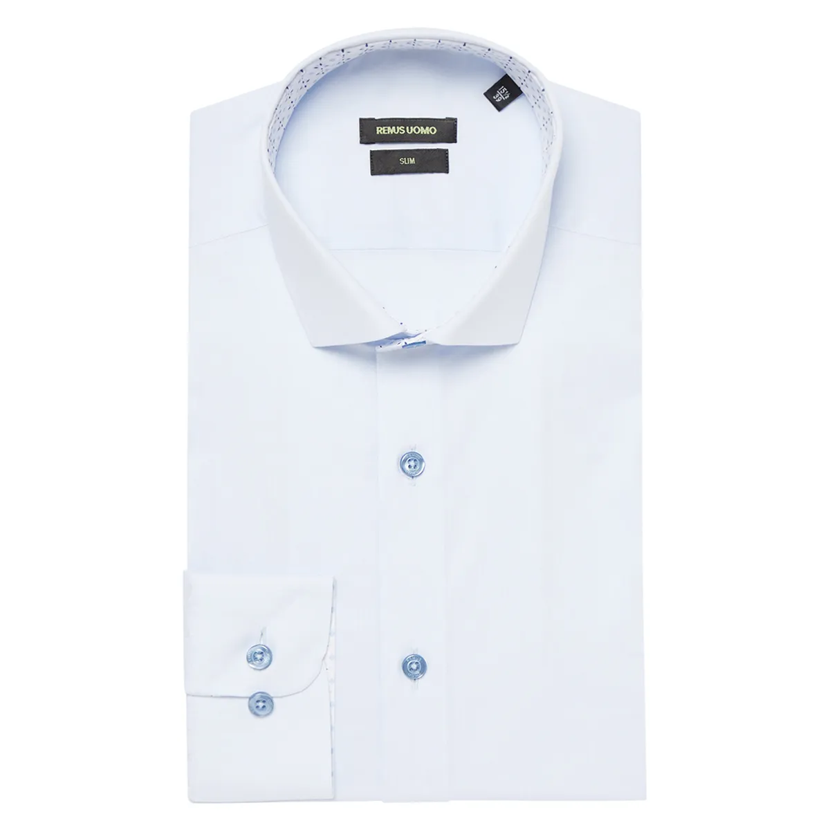 Remus Uomo Slim Kirk Shirt Blue