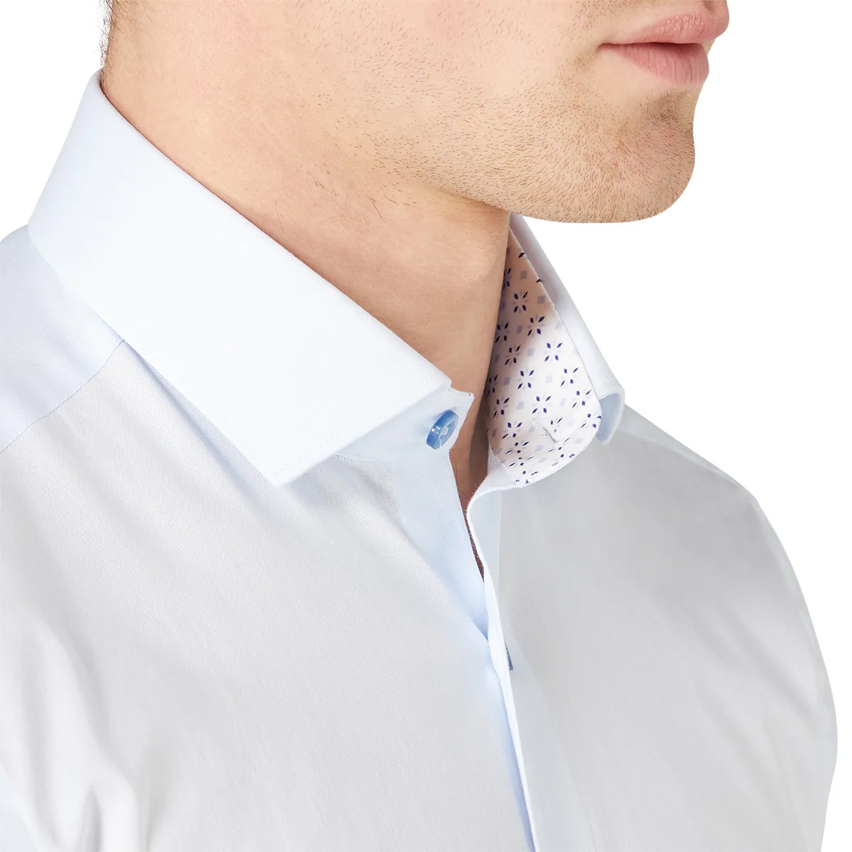 Remus Uomo Slim Kirk Shirt Blue