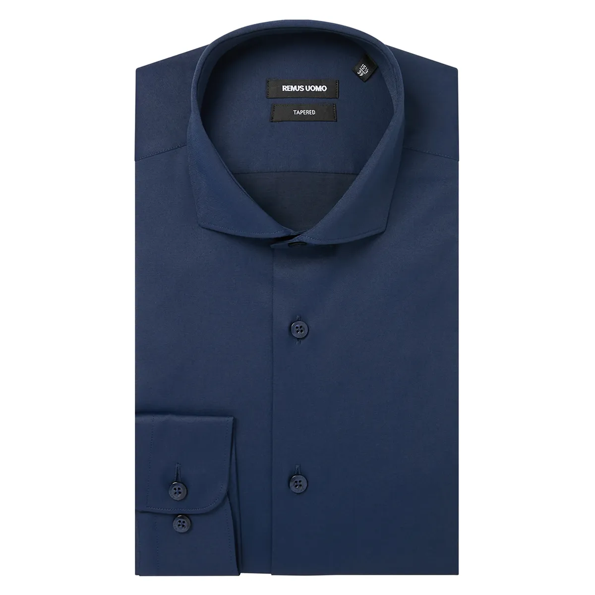 Remus Uomo Frank Tapered Shirt Navy