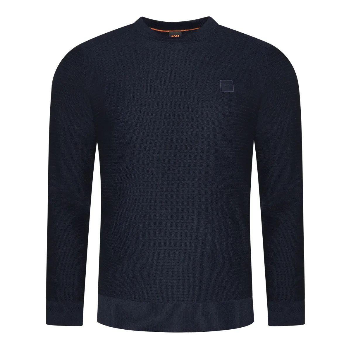 Boss Anion S Knit Crew Neck Dark Blue