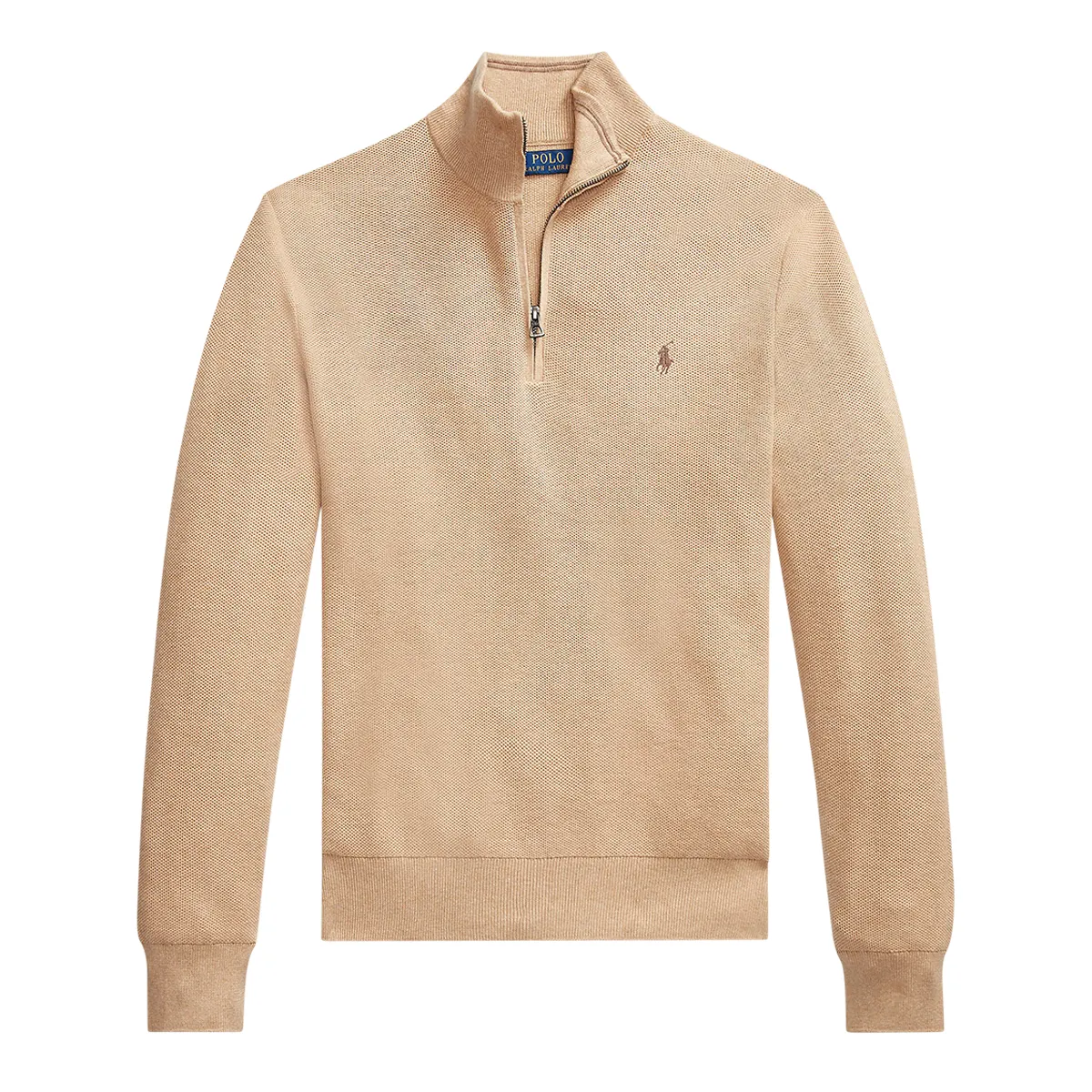 Ralph Lauren Knit Half Zip Pullover Brown