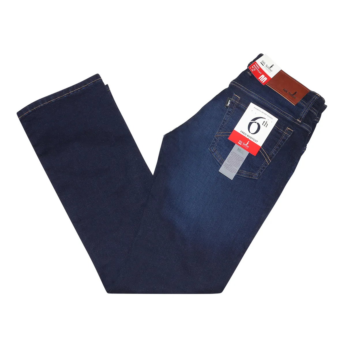 6th Sense Fred Bootcut Jeans Prussian Blue