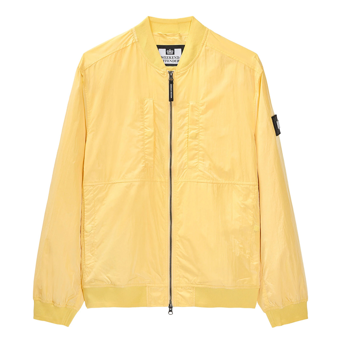 Weekend Offender Hulopoe Bomber Jacket Butter Yellow Ejmenswear Store