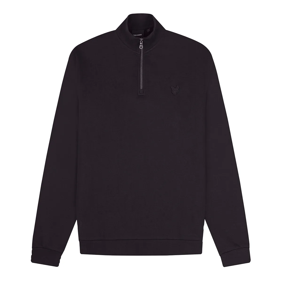 Lyle & Scott Tonal Eagle Quarter Zip Swe
