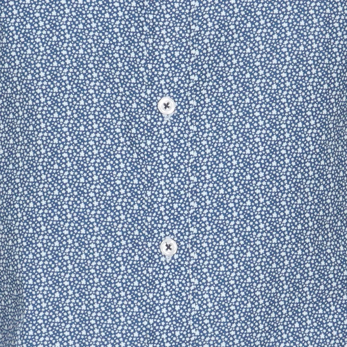 Salt & Lime Flowers Poplin Shirt Blue