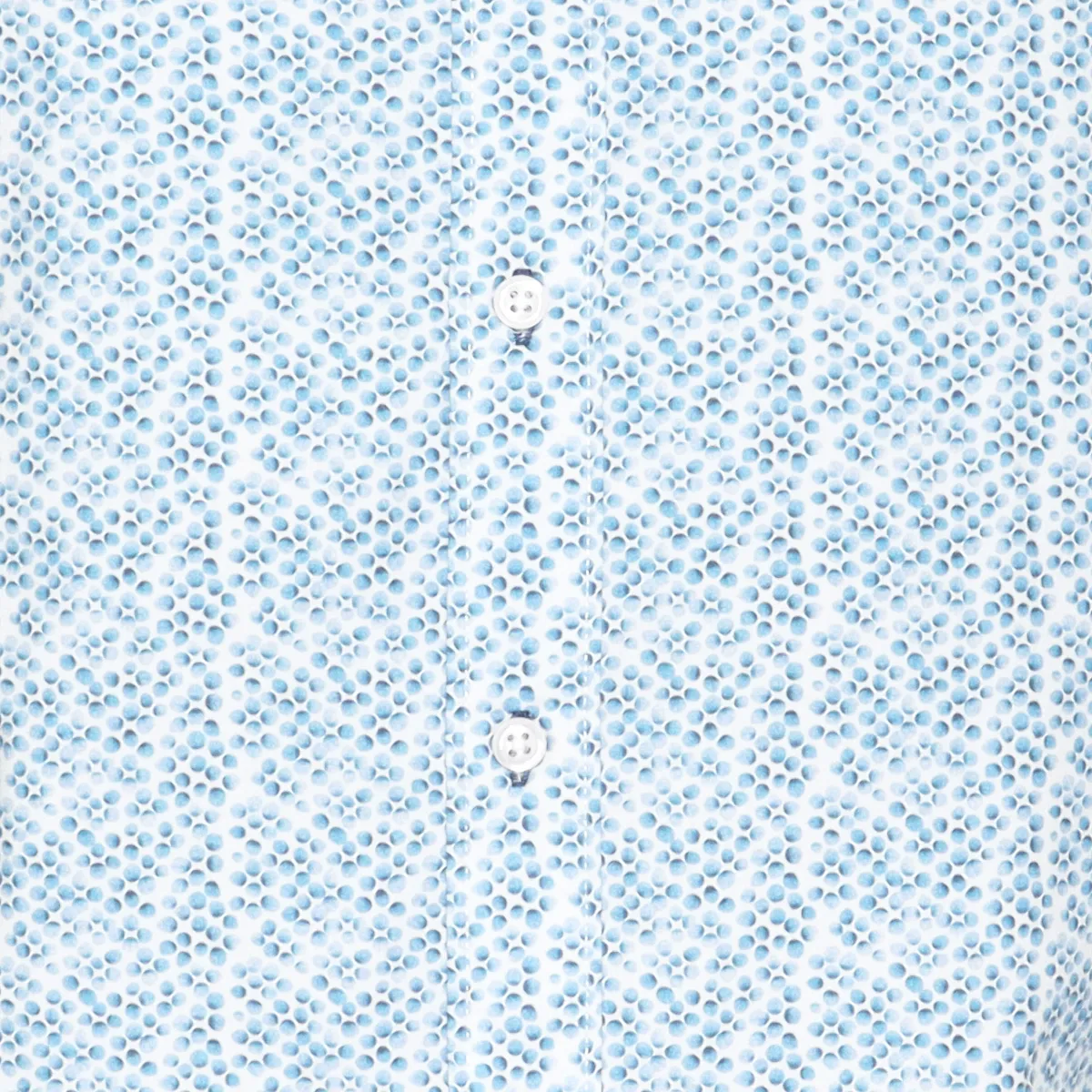 Salt & Lime Blotch Poplin Shirt Blue