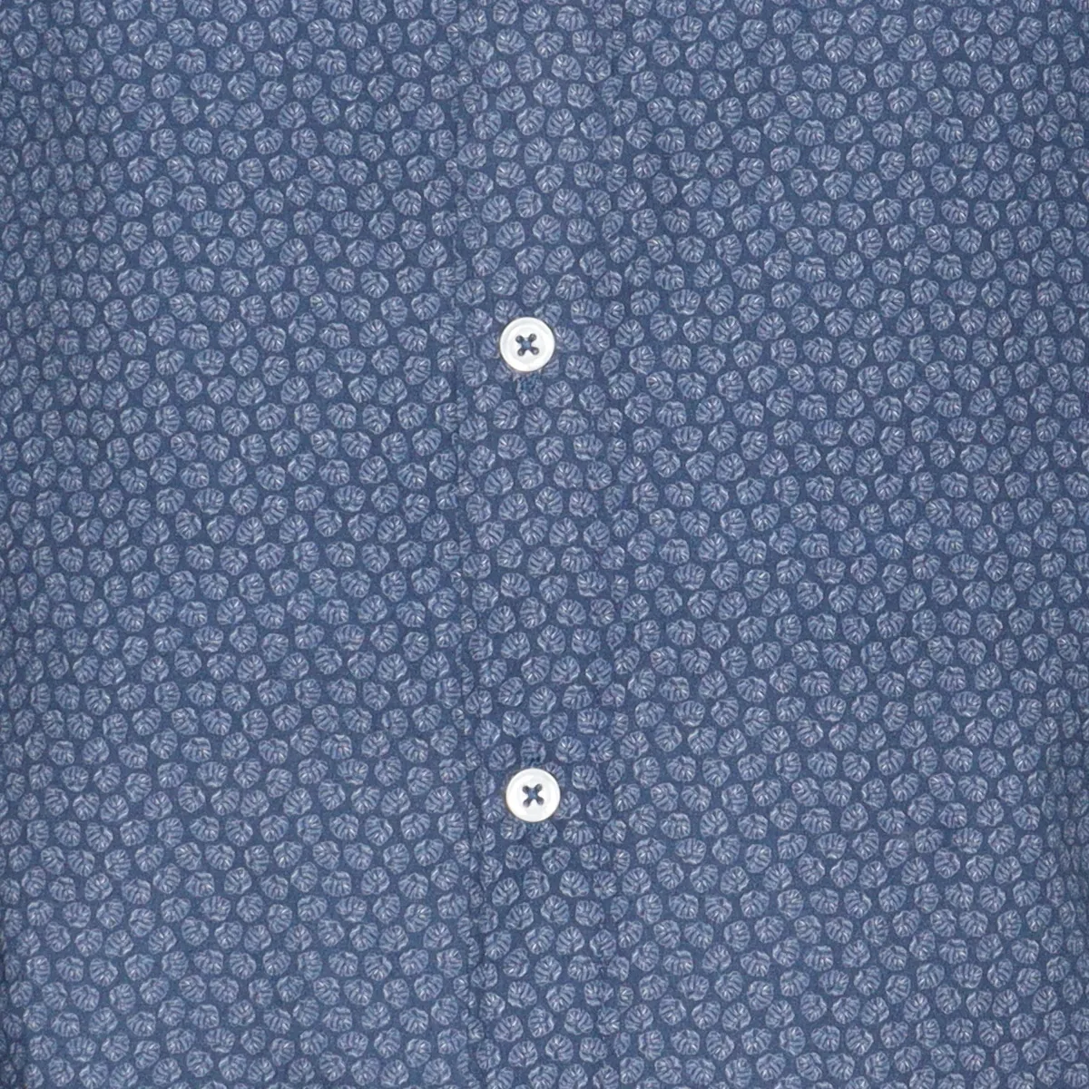 Salt & Lime Leaves Poplin Shirt Navy