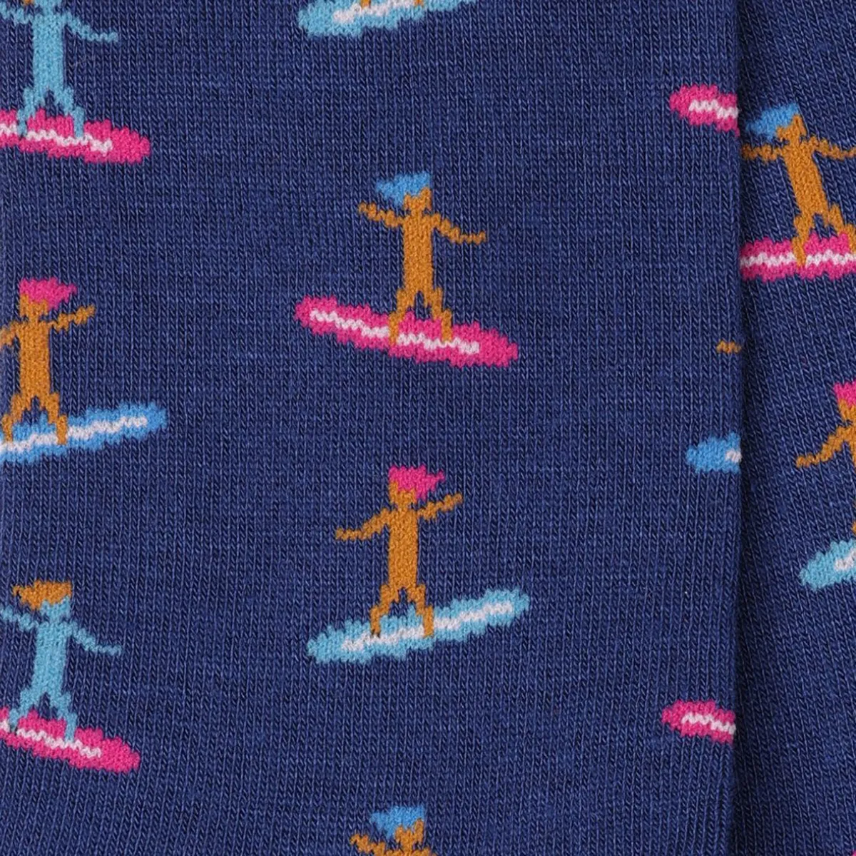 Swole Panda Surfer Socks Navy
