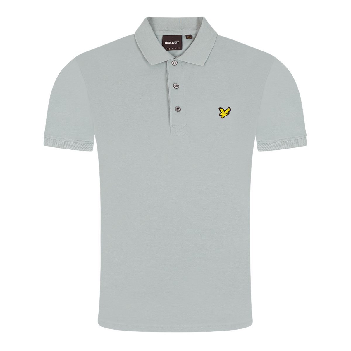 Lyle Scott Plain Polo Shirt Slate Blue Ejmenswear Store