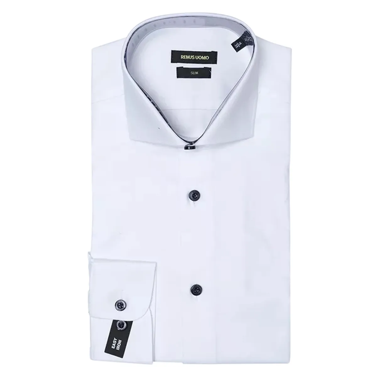 Remus Uomo Rome LS Formal Shirt White