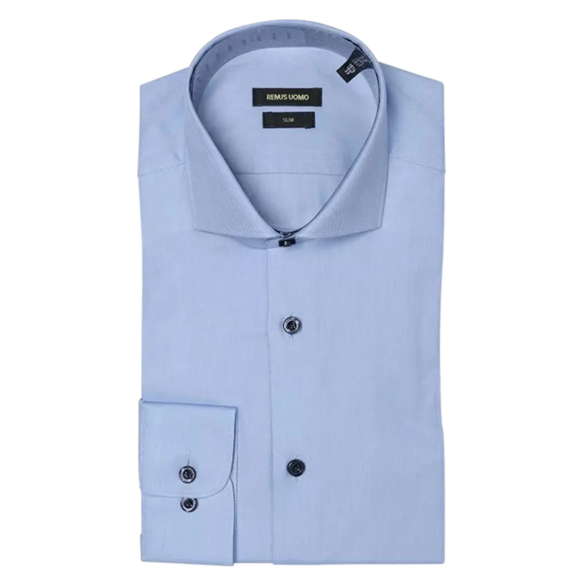 Remus Uomo Rome LS Formal Shirt Blue