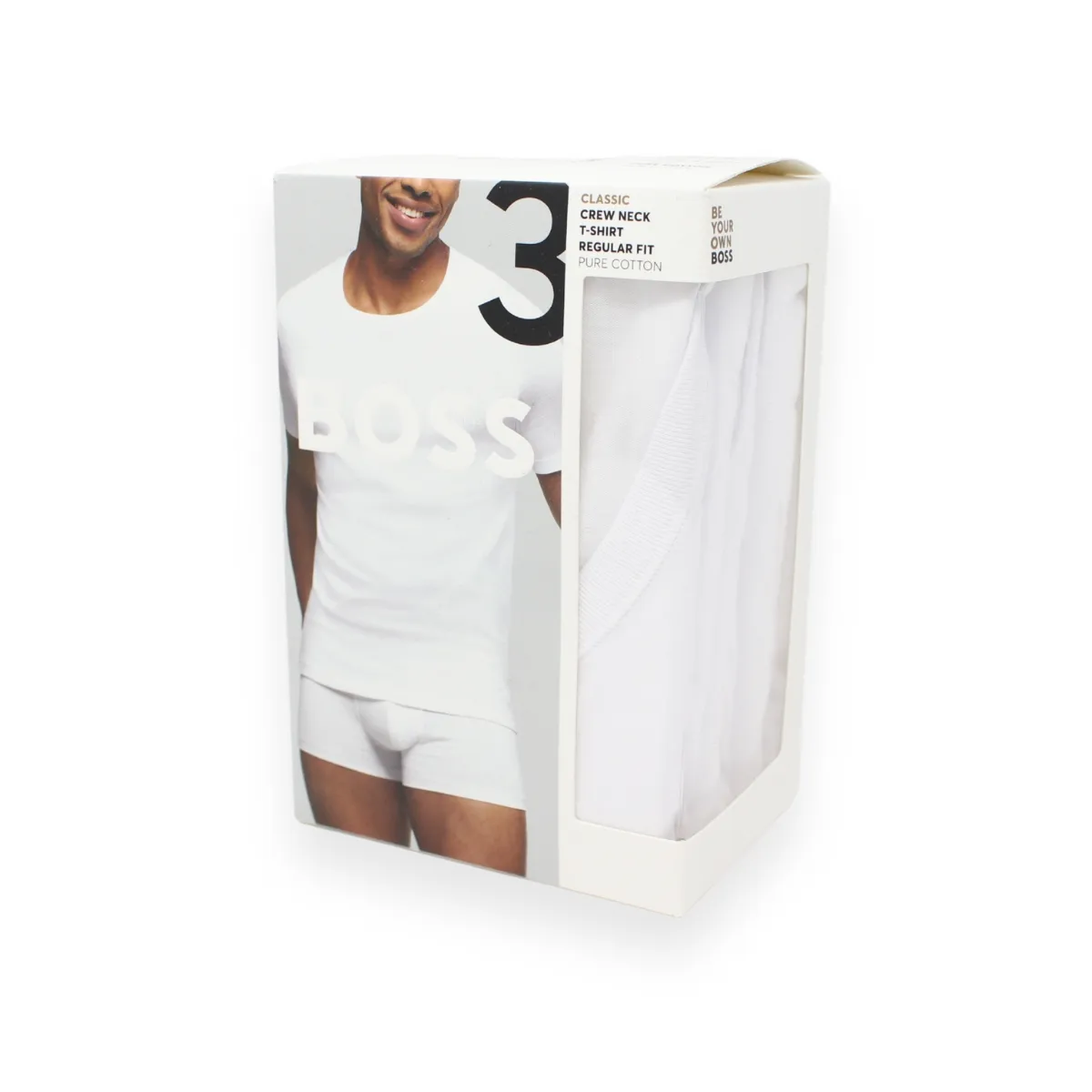Boss Classic RN T-Shirt 3pk White