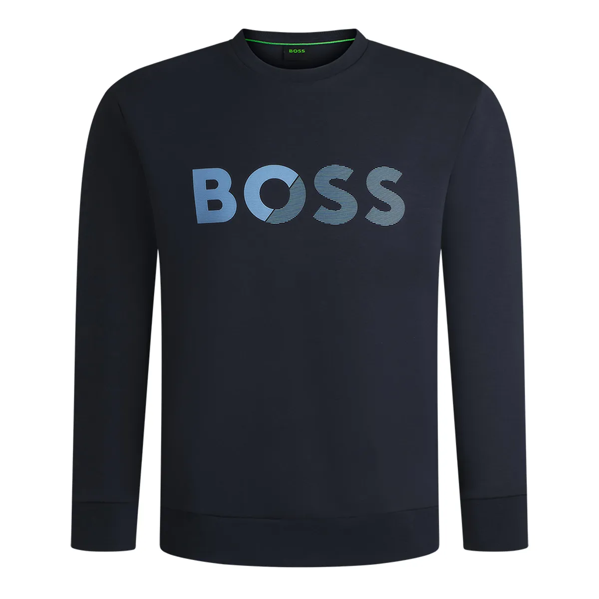 Boss Salbo Tape Logo Sweatshirt Dark Blue