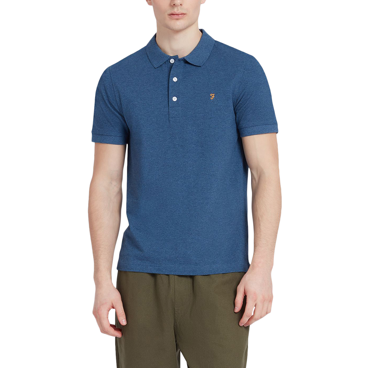 トップス FARAH NARROW STRIPED L/S POLO SHIRT (L) Buy Men's Polo Shirts Farah Stripe Knitted Online | Next USA