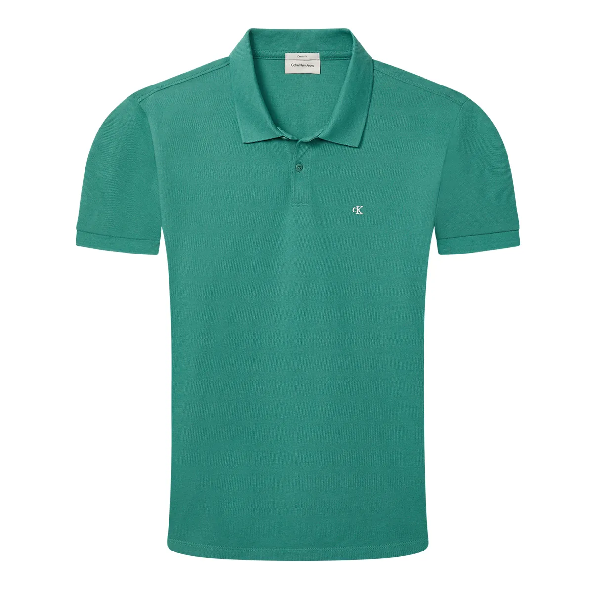 Calvin Klein Jeans SS Pique Polo Wild Green