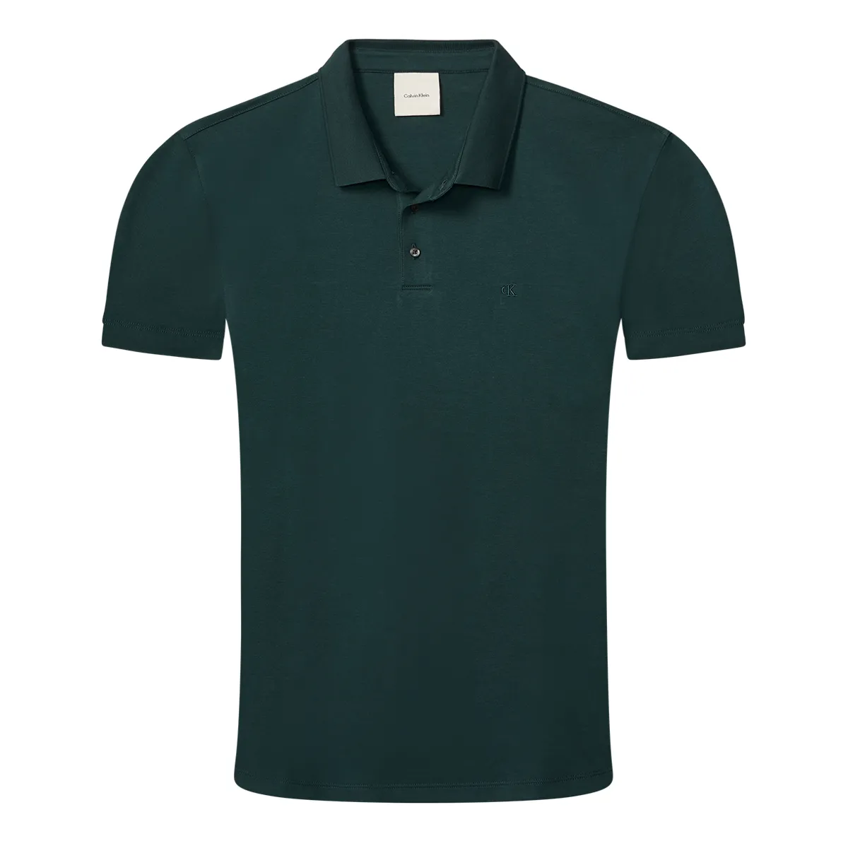 Calvin Klein SS Supima Chest Emb Polo Nearly Navy