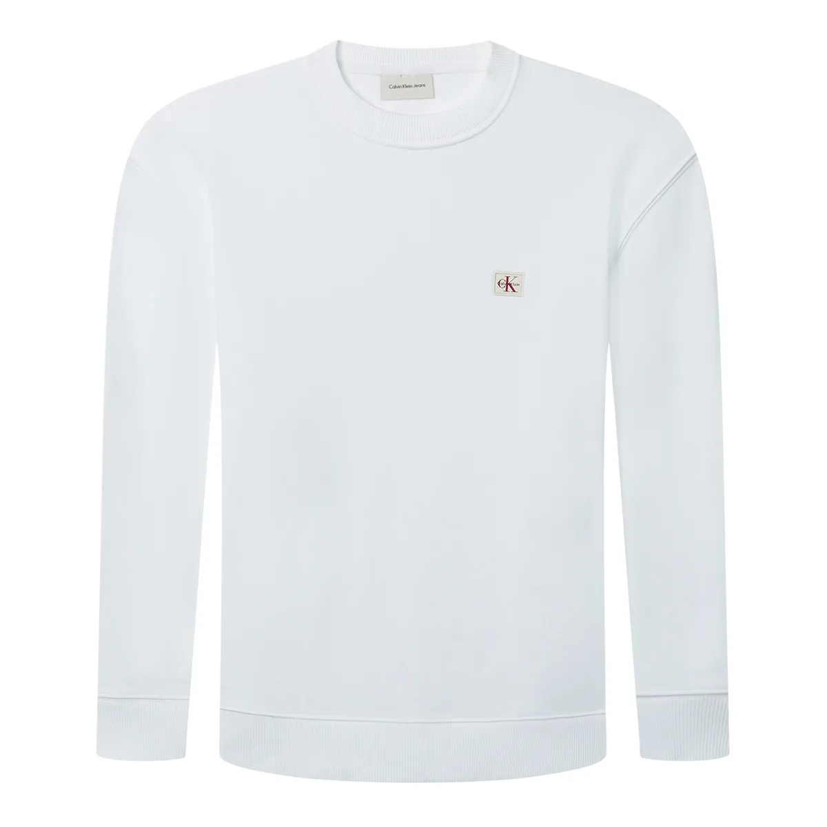 Calvin Klein Jeans 350Terry Badge CN Bright White