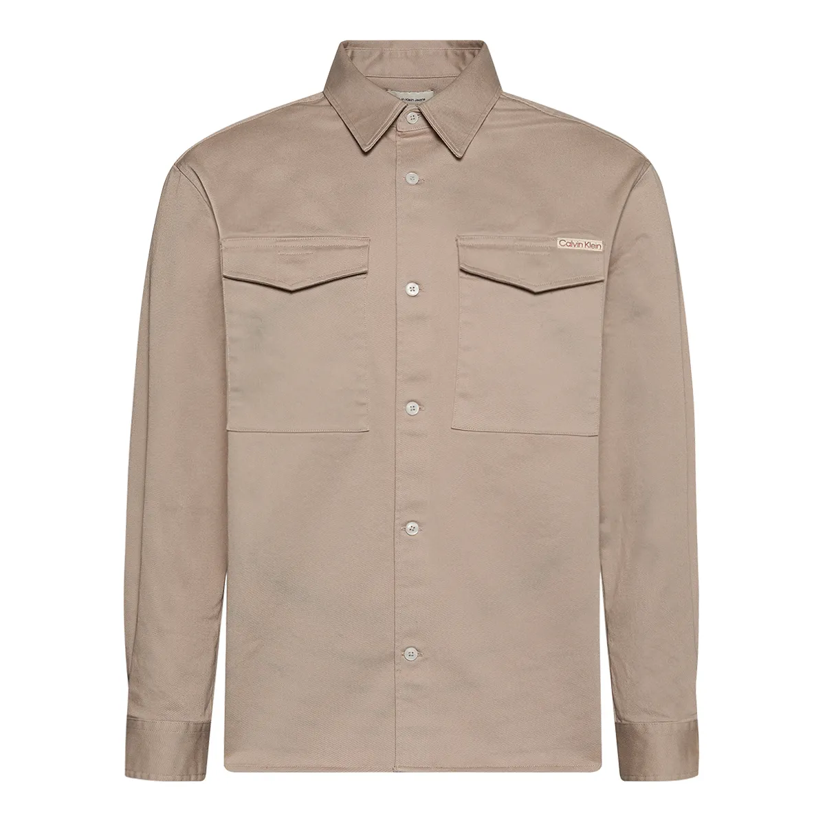 Calvin Klein Jeans Utility Overshirt Vintage Beige