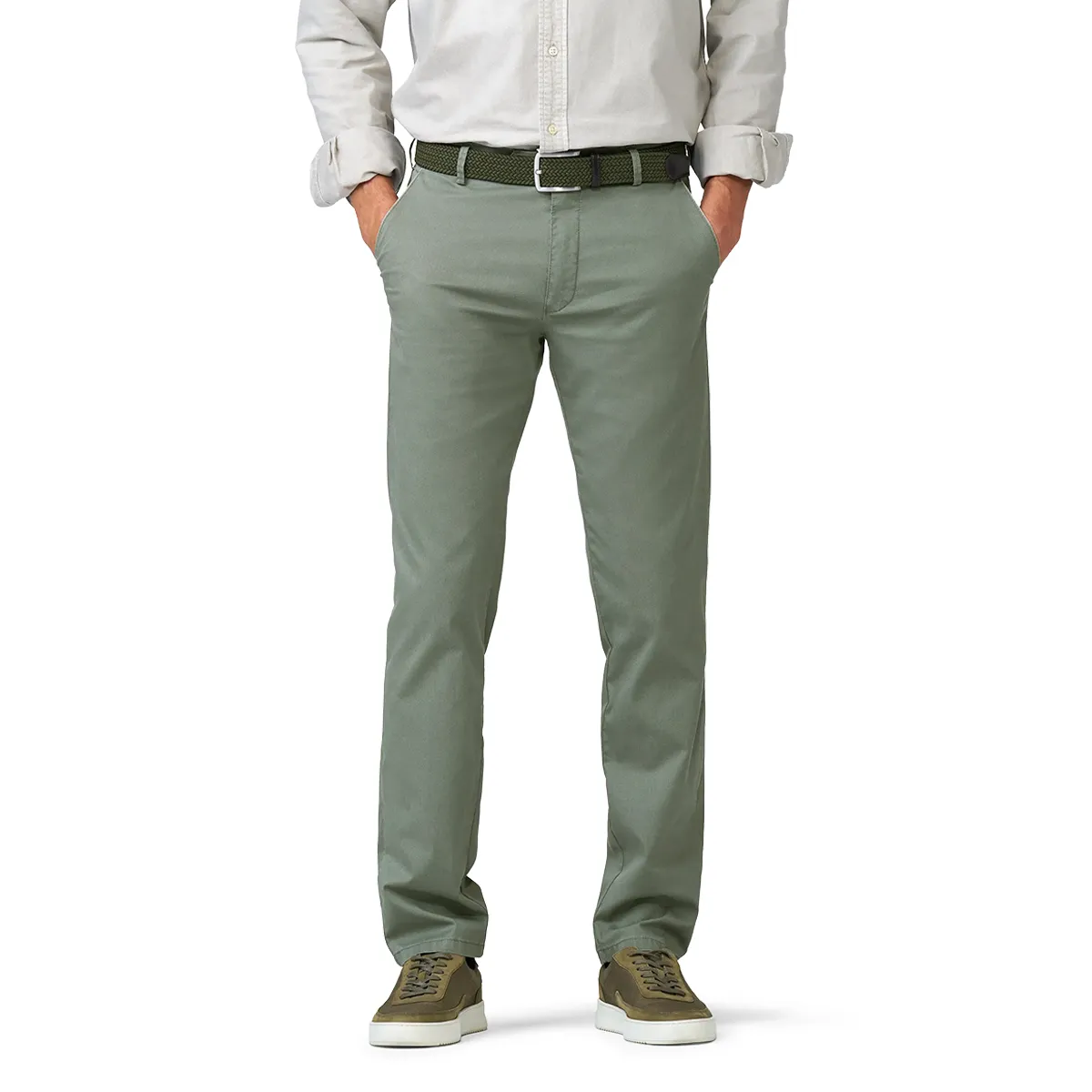 Meyer Oslo Premium Stretch Chino Light Green