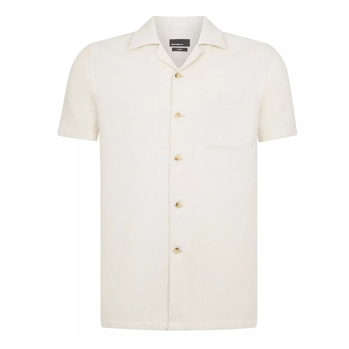 Remus Uomo SS Tapered Paolo Shirt Cream