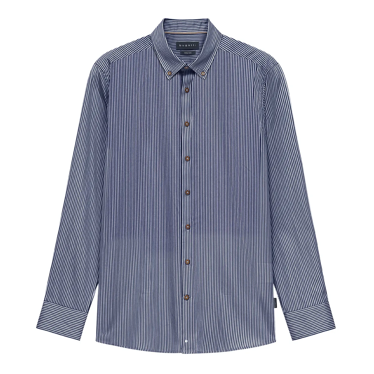 Bugatti LS Stripe Shirt Navy 390