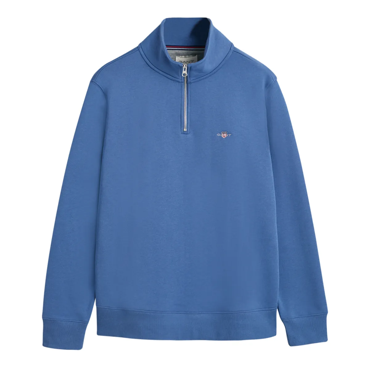 Gant Reg Shield Half Zip Sweat Vintage Blue