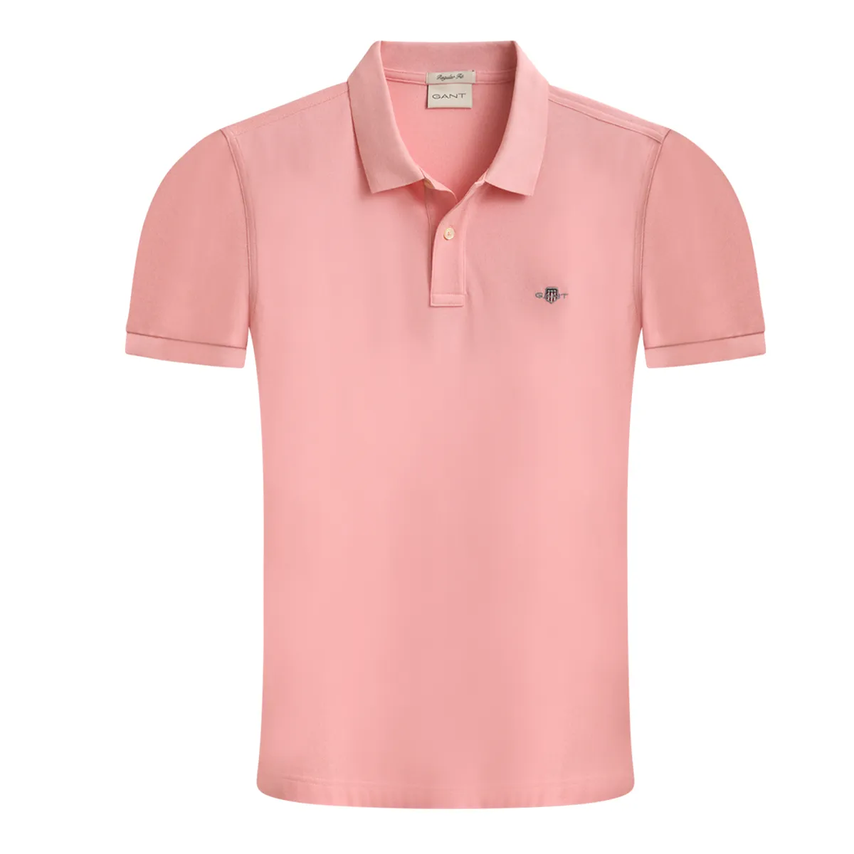 Gant Reg SS Shield Pique Polo Bubblegum