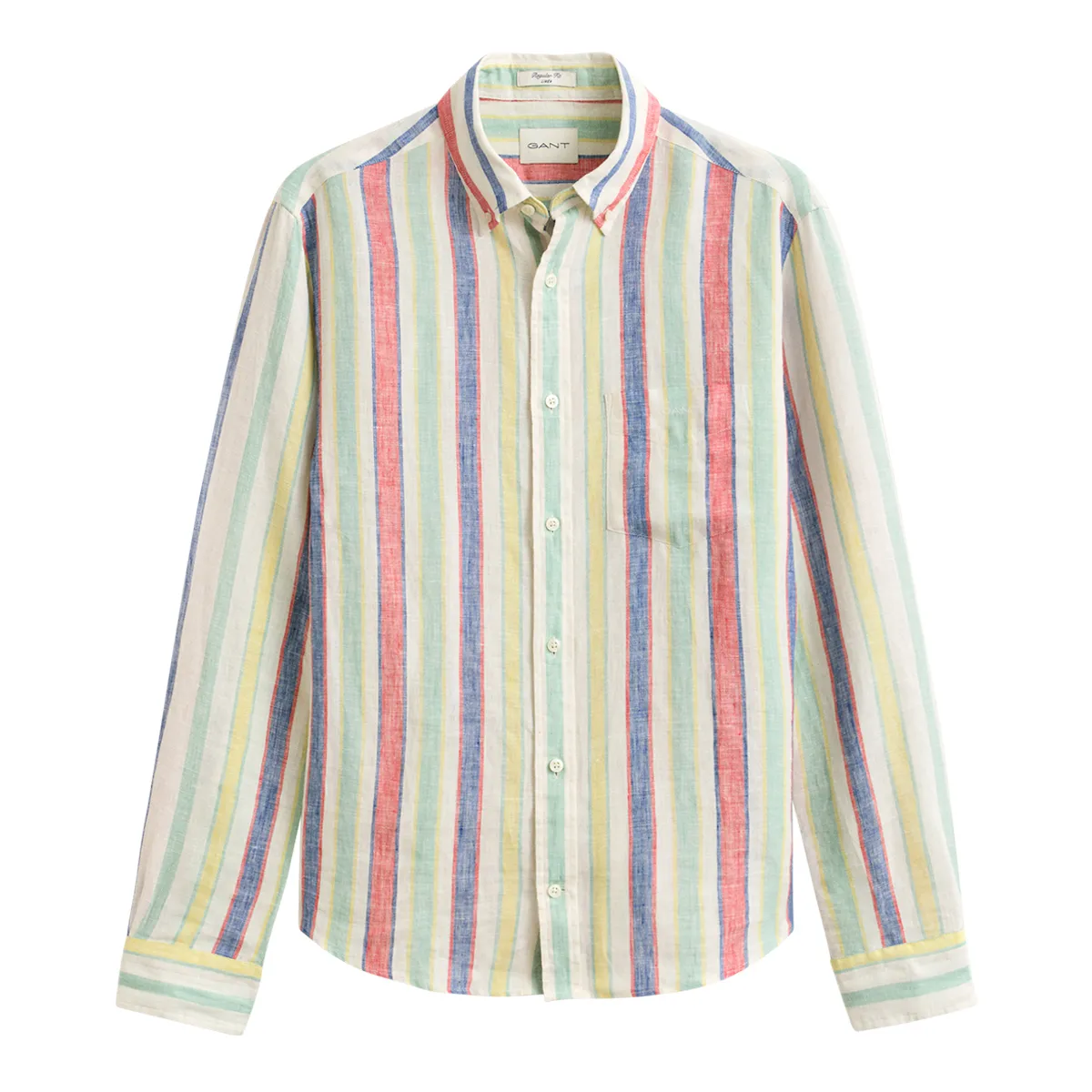 Gant LS Reg Multistripe Linen Shirt Multi