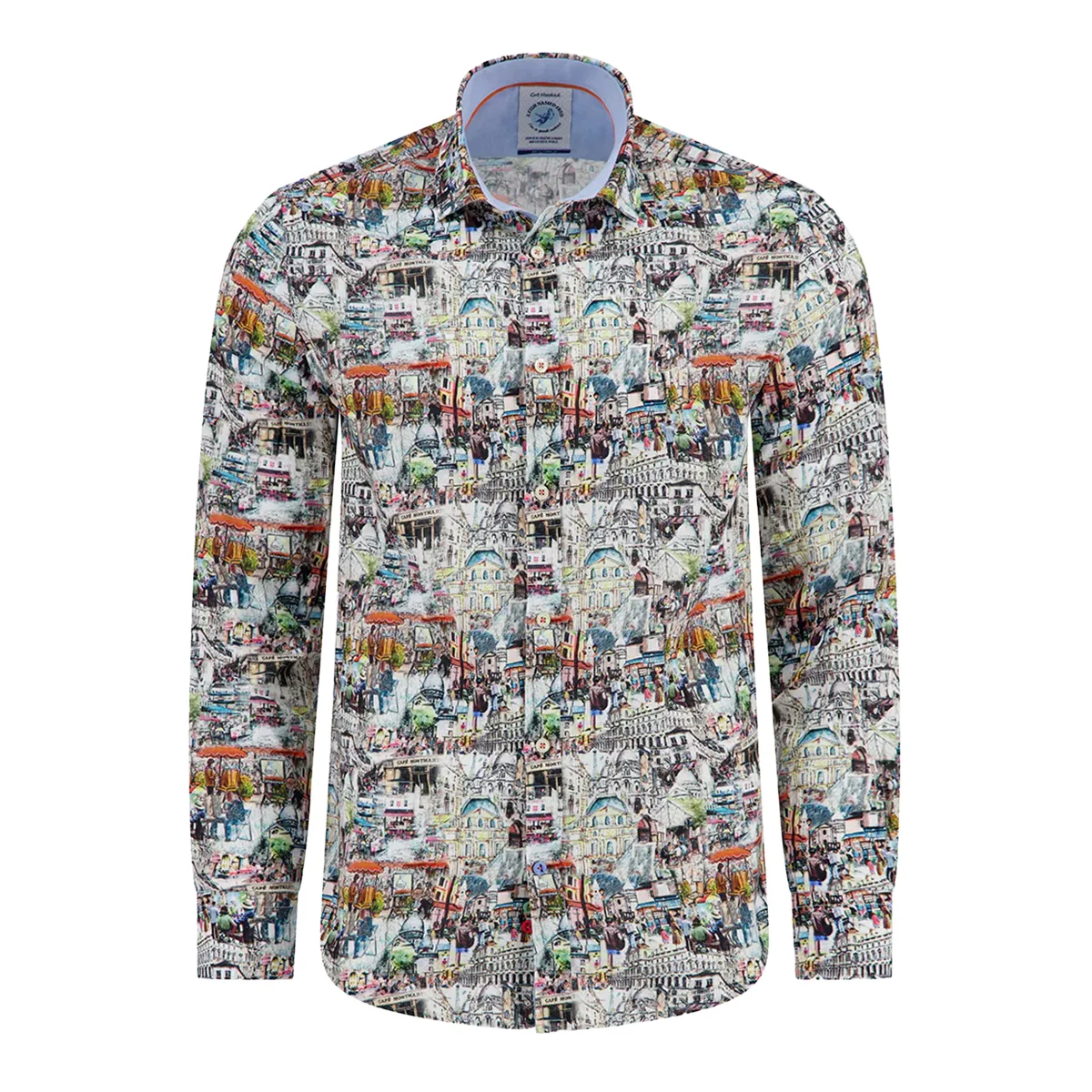 Fish Named Fred Sketch Shirt Multicolour