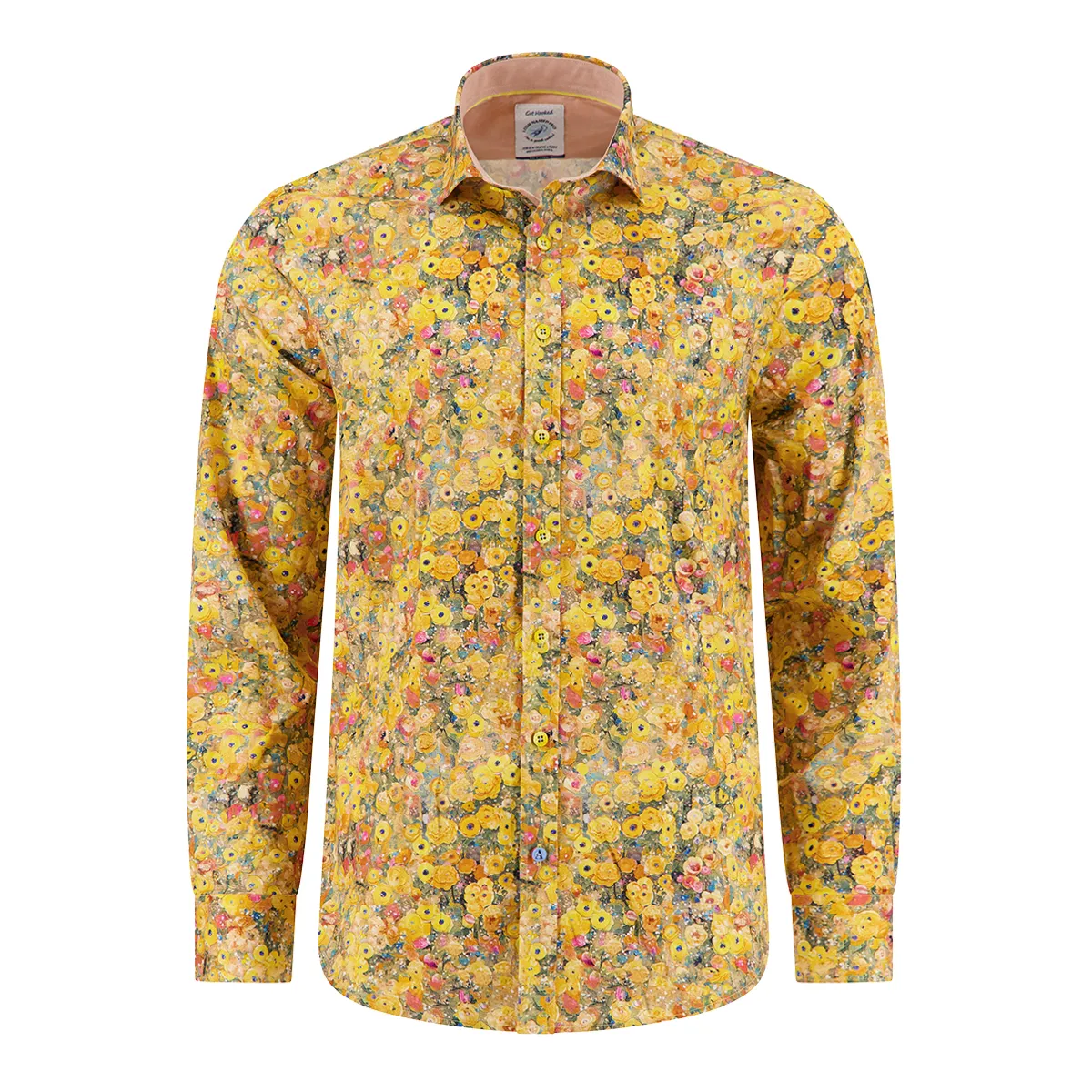 Fish Named Fred Kilmt Flower Shirt Yellow