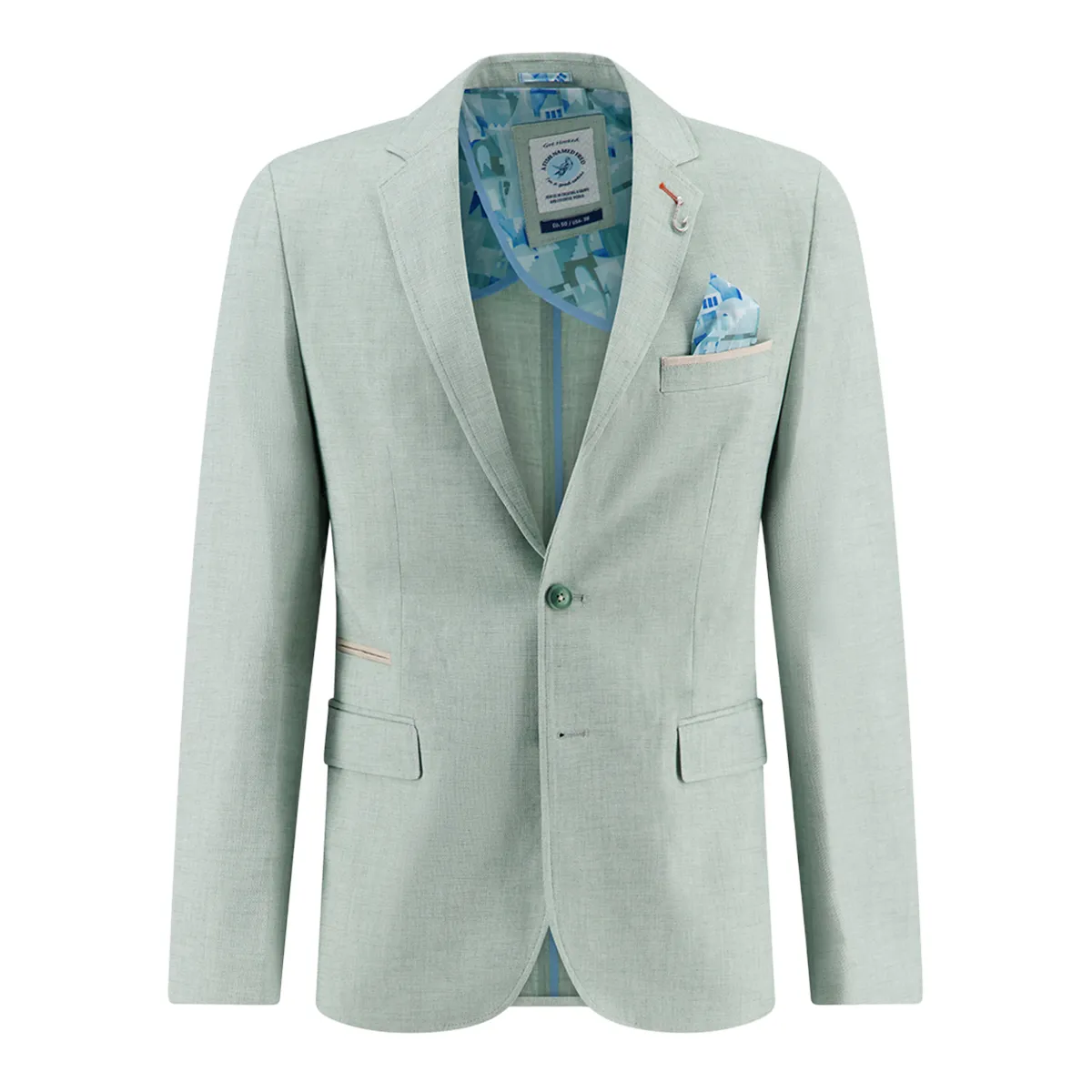 Fish Named Fred Linen Look Blazer Thyme