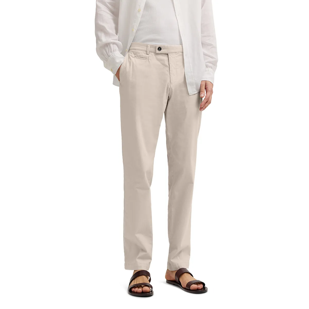 Bugatti Modern Fit Chino Light Grey - 30