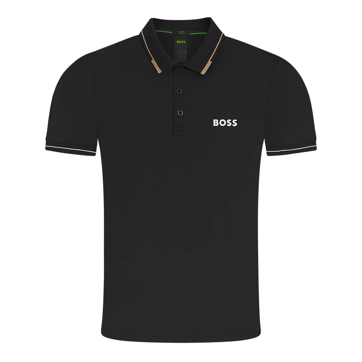 Boss Paul Pro Tipped Polo Shirt Black - 005