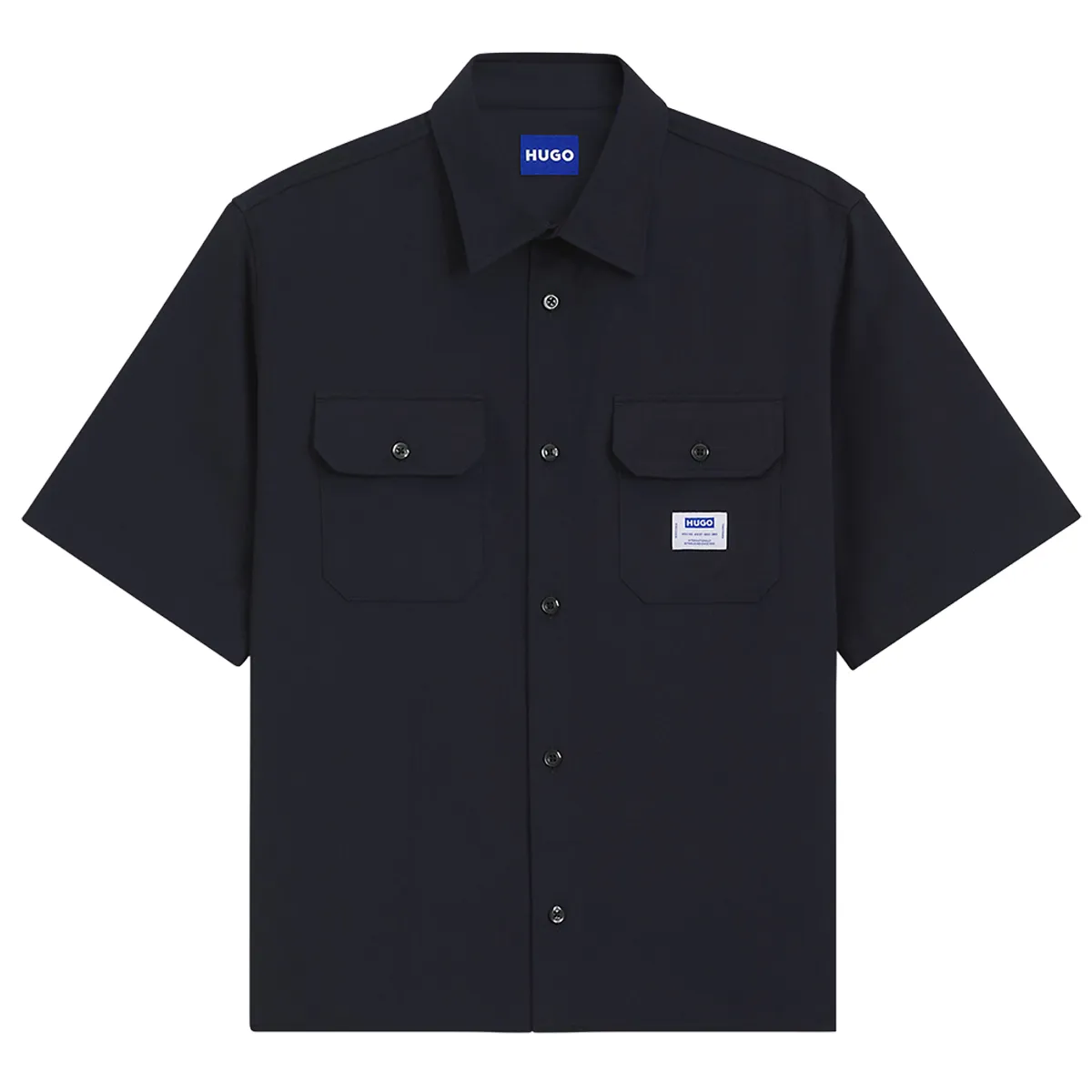 Hugo Blue Ekyno Overshirt Dark Blue - 405