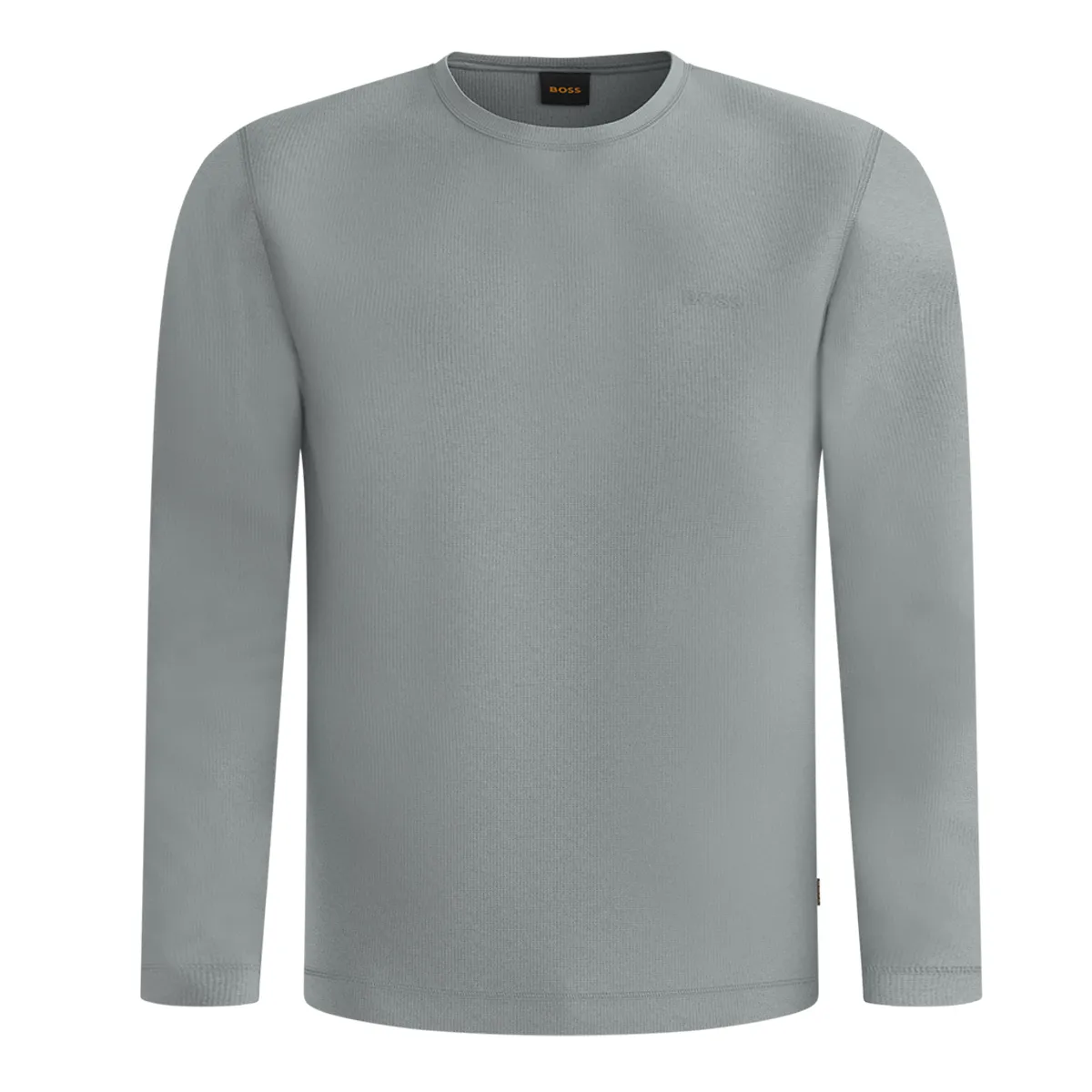 Boss LS Tempesto T-Shirt Silver