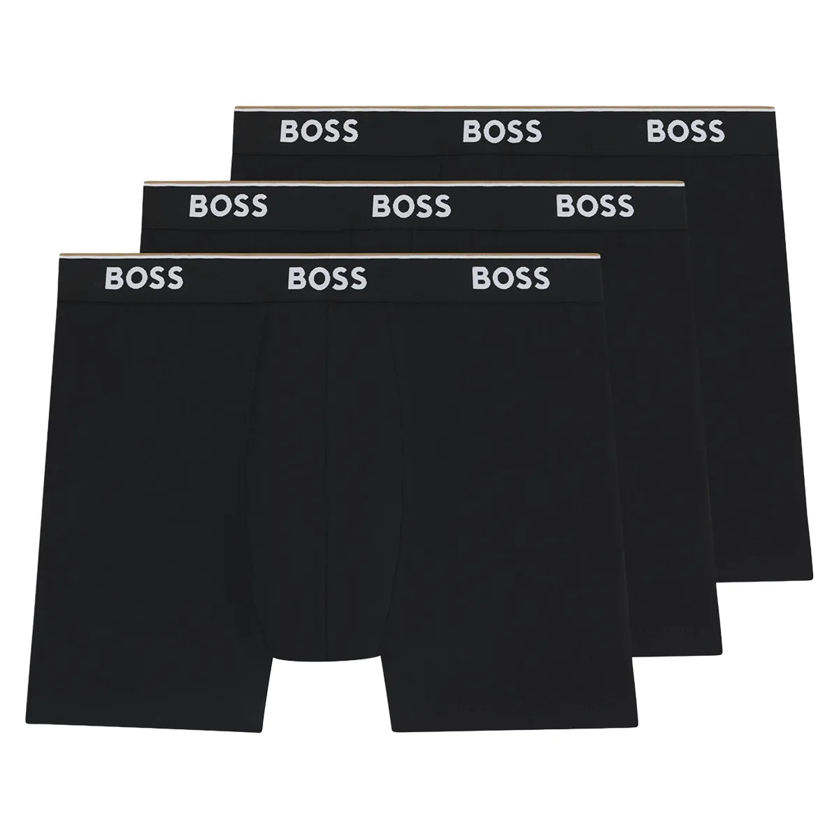 Boss Power Boxer Brief Long 3PK Multi Black