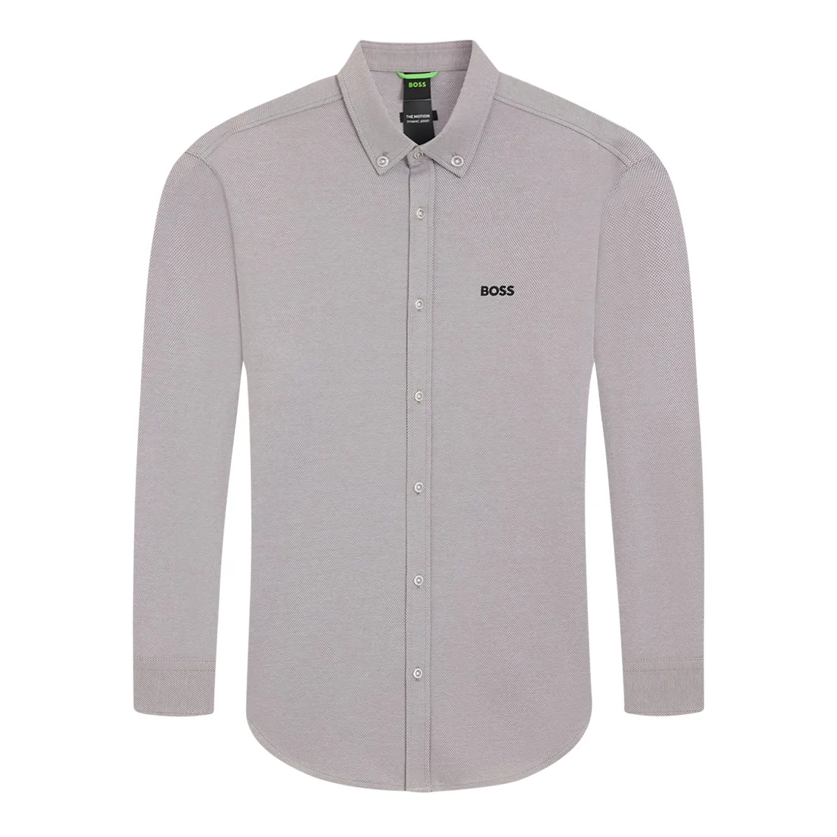 Boss LS ST Motion Shirt Open Grey