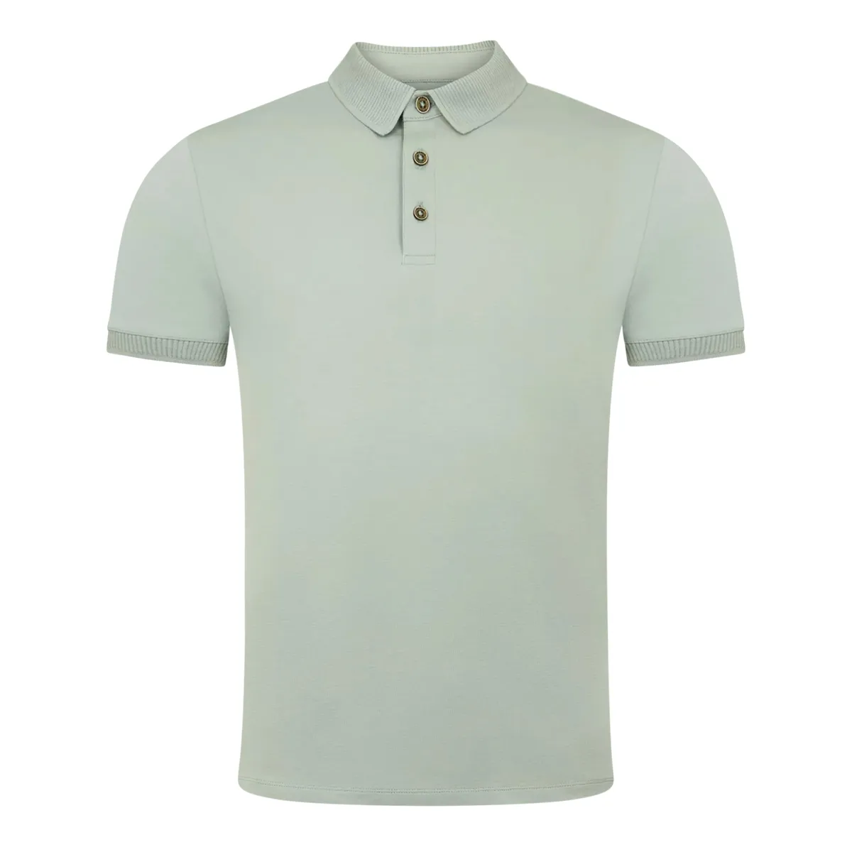 Remus Uomo SS Polo Shirt Light Green - 32
