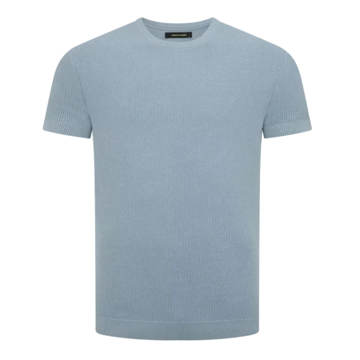 Remus Uomo SS Knit Crew Neck Sweat Light Blue  - 22