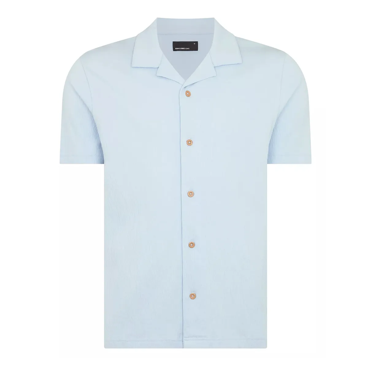 Remus Uomo SS Cuban Collar Shirt Skyway