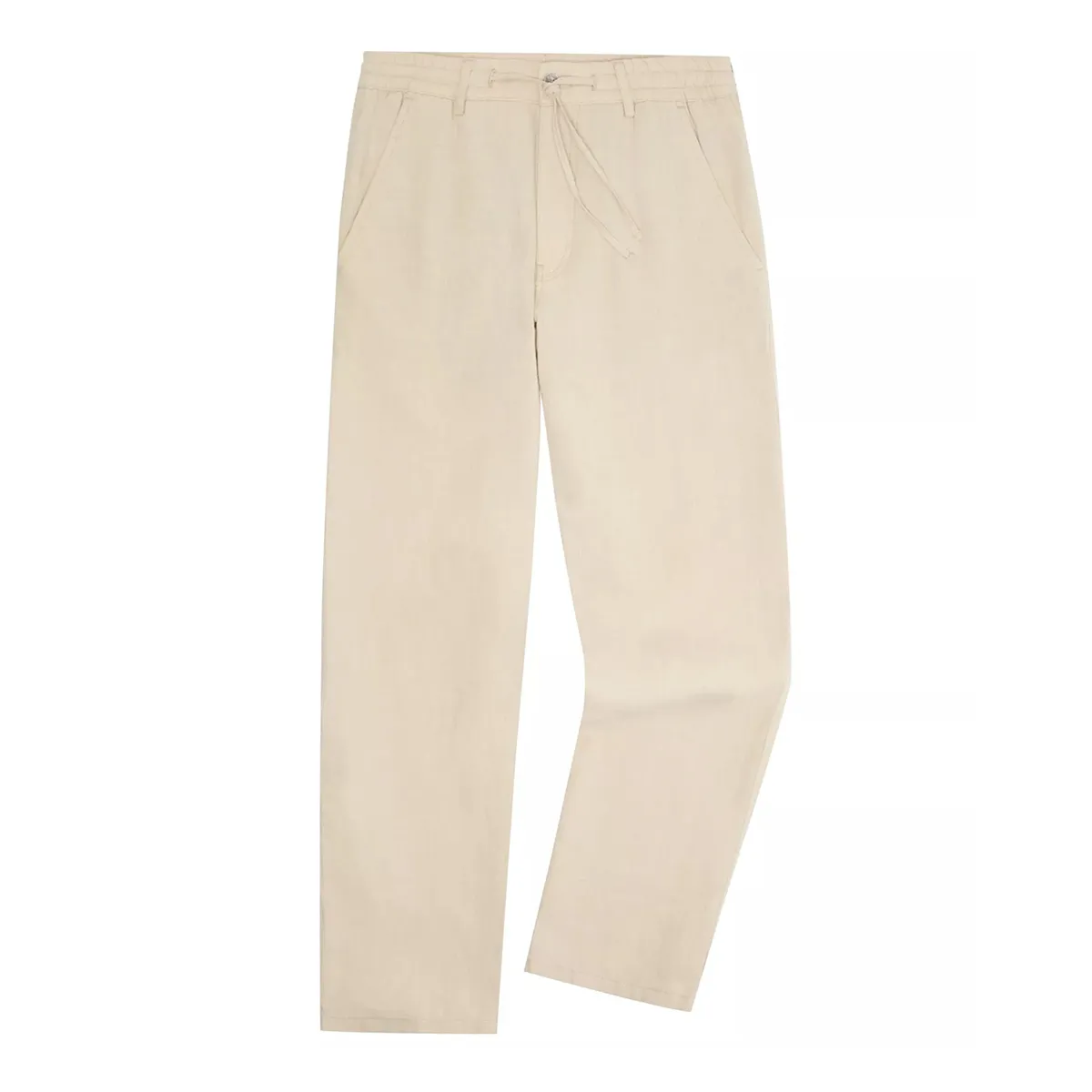 Remus Uomo Elio Linen Trouser Beige