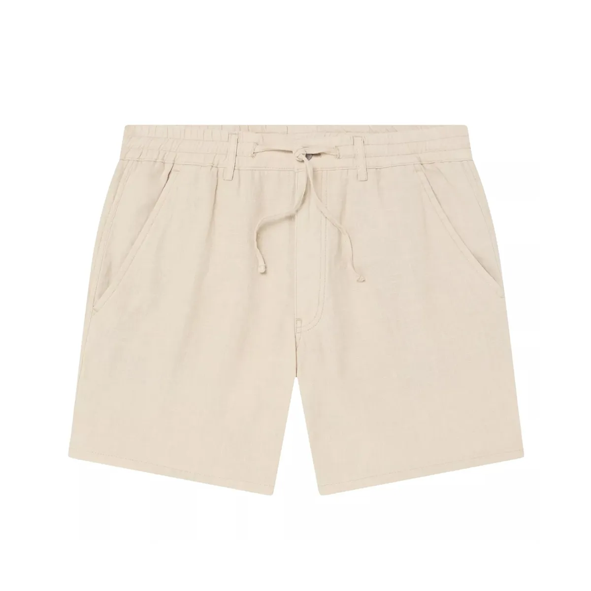 Remus Uomo Elio Linen Shorts Beige