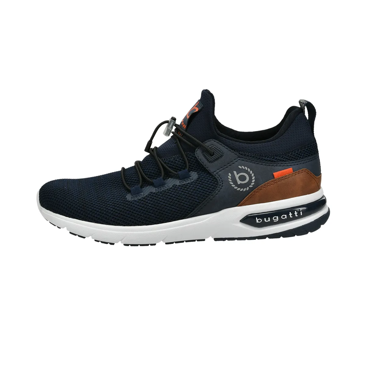 Bugatti Casual Mesh Trainer Dark Blue - 4100