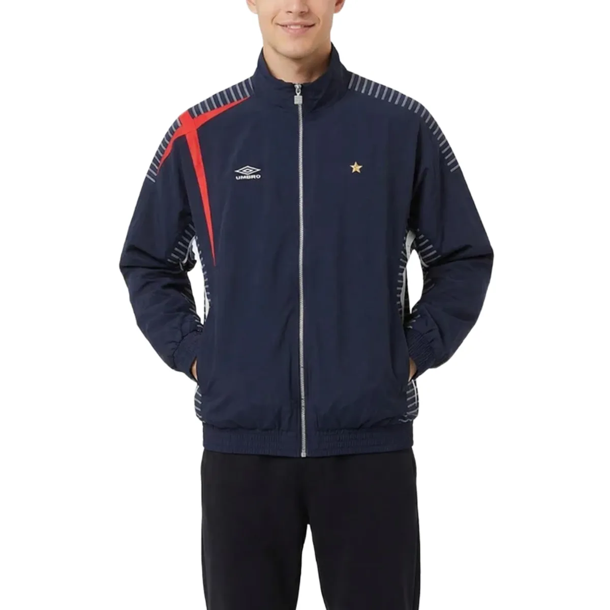 Umbro Relaxed Track Jacket Blue White