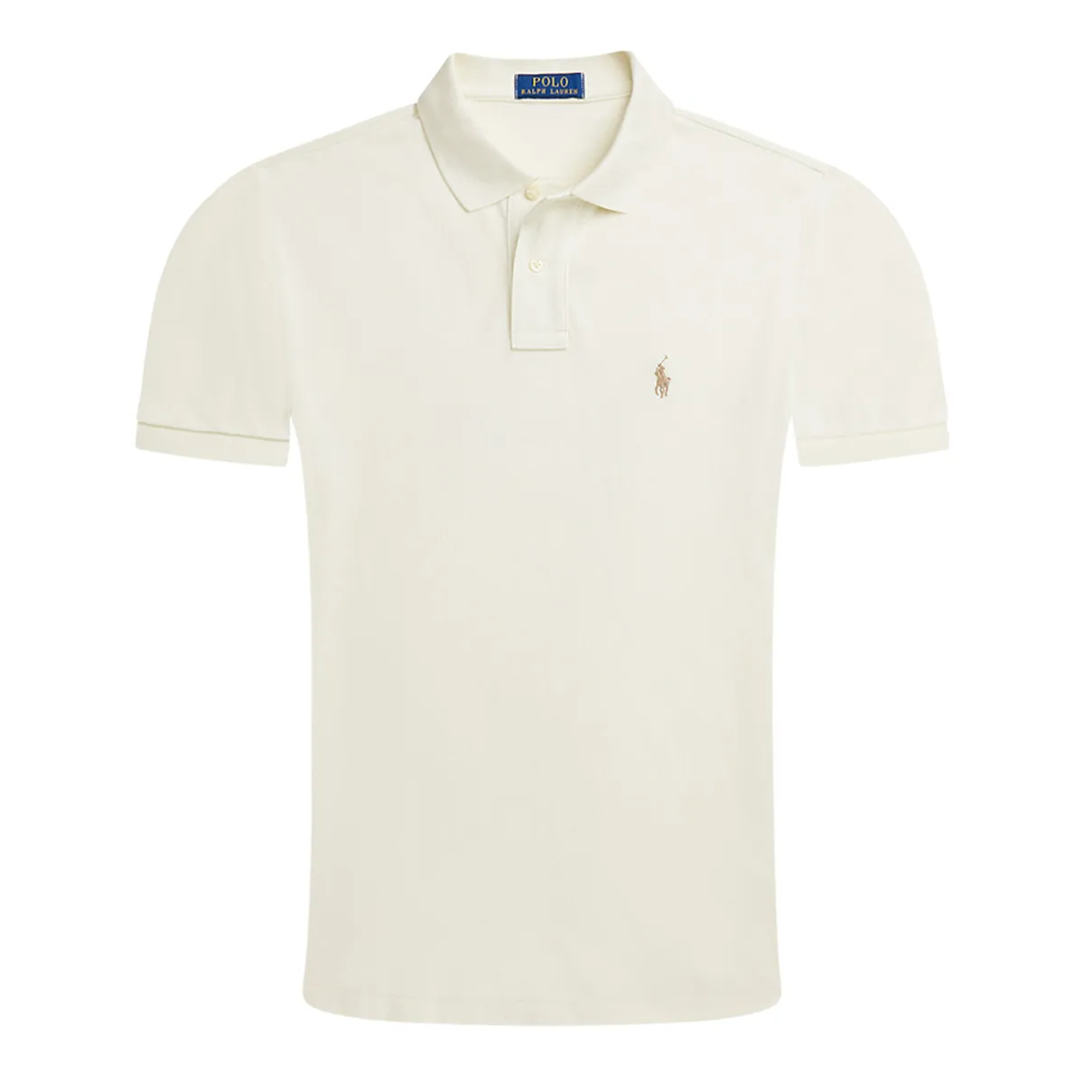 Ralph Lauren SS Small Logo Polo Shirt Cream - 372
