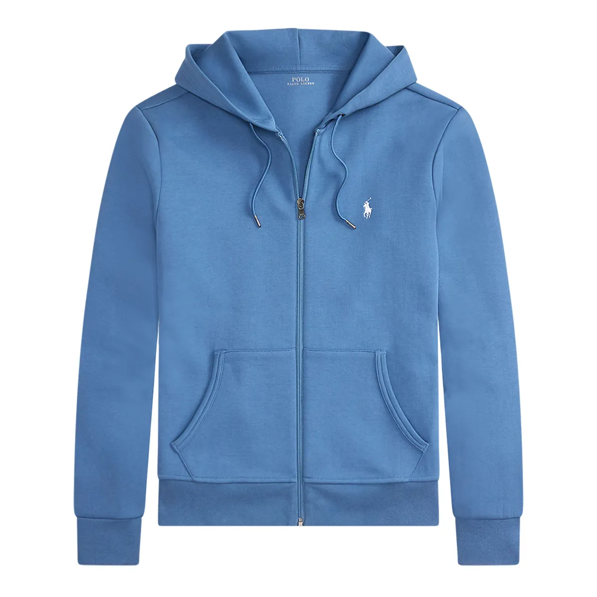 Ralph Lauren Logo Full Zip Hoodie Blue - 501